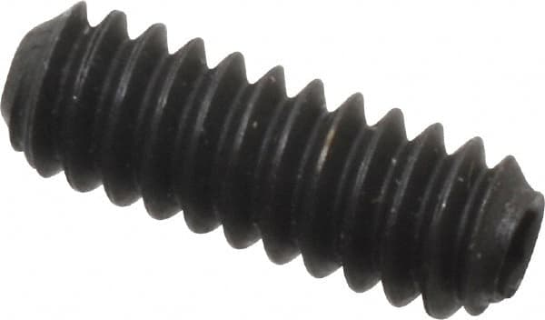 Holo-Krome - #4-40 UNC, 5/16" OAL, Cup Point Set Screw - Grade 8 Alloy Steel, 0.05" Key - Americas Industrial Supply