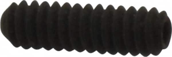 Holo-Krome - #4-40 UNC, 3/8" OAL, Cup Point Set Screw - Grade 8 Alloy Steel, 0.05" Key - Americas Industrial Supply