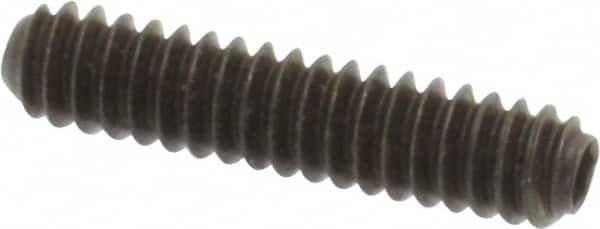 Holo-Krome - #4-40 UNC, 1/2" OAL, Cup Point Set Screw - Grade 8 Alloy Steel, 0.05" Key - Americas Industrial Supply