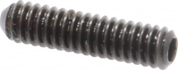 Holo-Krome - #5-40 UNC, 1/2" OAL, Cup Point Set Screw - Grade 8 Alloy Steel, 1/16" Key - Americas Industrial Supply