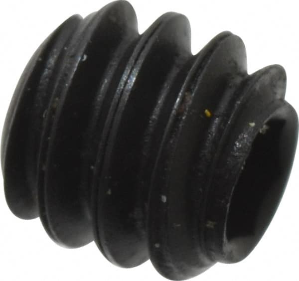 Holo-Krome - #6-32 UNC, 1/8" OAL, Cup Point Set Screw - Grade 8 Alloy Steel, 1/16" Key - Americas Industrial Supply