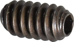 Holo-Krome - #6-32 UNC, 1/4" OAL, Cup Point Set Screw - Grade 8 Alloy Steel, 1/16" Key - Americas Industrial Supply