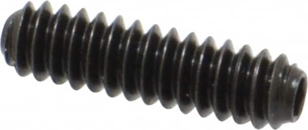 Holo-Krome - #6-32 UNC, 1/2" OAL, Cup Point Set Screw - Grade 8 Alloy Steel, 1/16" Key - Americas Industrial Supply