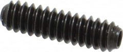 Holo-Krome - #6-32 UNC, 1/2" OAL, Cup Point Set Screw - Grade 8 Alloy Steel, 1/16" Key - Americas Industrial Supply