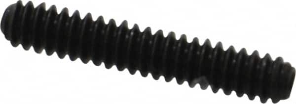 Holo-Krome - #6-32 UNC, 3/4" OAL, Cup Point Set Screw - Grade 8 Alloy Steel, 1/16" Key - Americas Industrial Supply