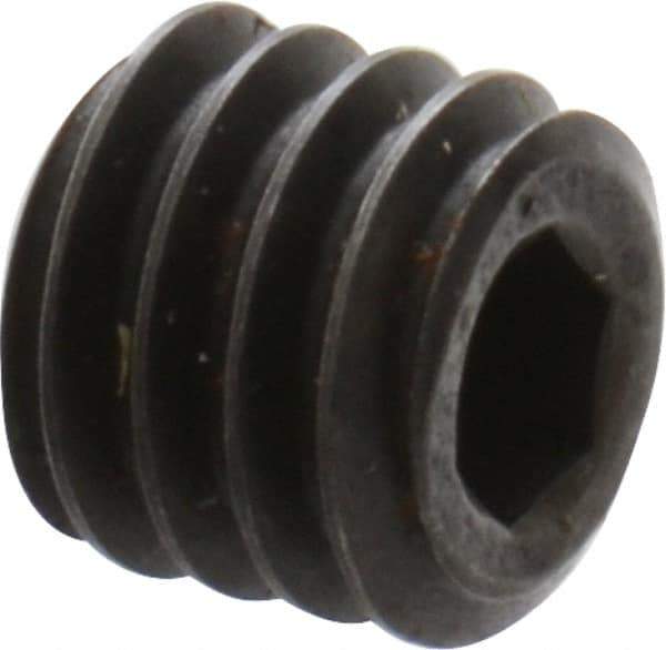 Holo-Krome - #6-40 UNF, 1/8" OAL, Cup Point Set Screw - Grade 8 Alloy Steel, 1/16" Key - Americas Industrial Supply