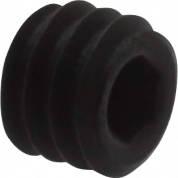 Holo-Krome - #8-32 UNC, 1/8" OAL, Cup Point Set Screw - Grade 8 Alloy Steel, 5/64" Key - Americas Industrial Supply