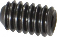 Holo-Krome - #8-32 UNC, 1/4" OAL, Cup Point Set Screw - Grade 8 Alloy Steel, 5/64" Key - Americas Industrial Supply
