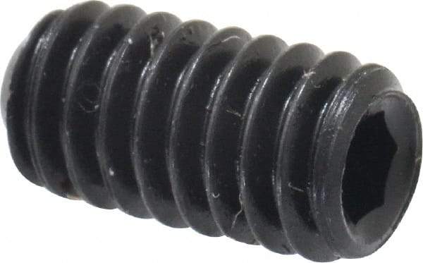 Holo-Krome - #8-32 UNC, 5/16" OAL, Cup Point Set Screw - Grade 8 Alloy Steel, 5/64" Key - Americas Industrial Supply
