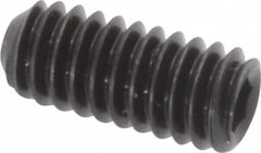 Holo-Krome - #8-32 UNC, 3/8" OAL, Cup Point Set Screw - Grade 8 Alloy Steel, 5/64" Key - Americas Industrial Supply