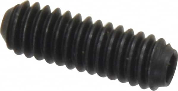 Holo-Krome - #8-32 UNC, 1/2" OAL, Cup Point Set Screw - Grade 8 Alloy Steel, 5/64" Key - Americas Industrial Supply