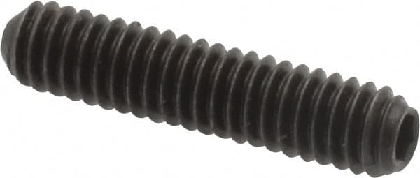 Holo-Krome - #8-32 UNC, 3/4" OAL, Cup Point Set Screw - Grade 8 Alloy Steel, 5/64" Key - Americas Industrial Supply