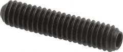 Holo-Krome - #8-32 UNC, 3/4" OAL, Cup Point Set Screw - Grade 8 Alloy Steel, 5/64" Key - Americas Industrial Supply