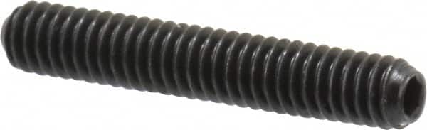 Holo-Krome - #8-32 UNC, 1" OAL, Cup Point Set Screw - Grade 8 Alloy Steel, 5/64" Key - Americas Industrial Supply