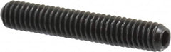 Holo-Krome - #8-32 UNC, 1" OAL, Cup Point Set Screw - Grade 8 Alloy Steel, 5/64" Key - Americas Industrial Supply