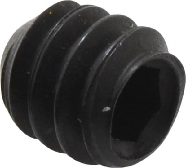 Holo-Krome - #10-24 UNC, 3/16" OAL, Cup Point Set Screw - Grade 8 Alloy Steel, 3/32" Key - Americas Industrial Supply