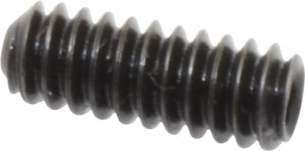 Holo-Krome - #10-24 UNC, 1/2" OAL, Cup Point Set Screw - Grade 8 Alloy Steel, 3/32" Key - Americas Industrial Supply