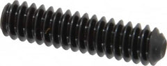 Holo-Krome - #10-24 UNC, 3/4" OAL, Cup Point Set Screw - Grade 8 Alloy Steel, 3/32" Key - Americas Industrial Supply