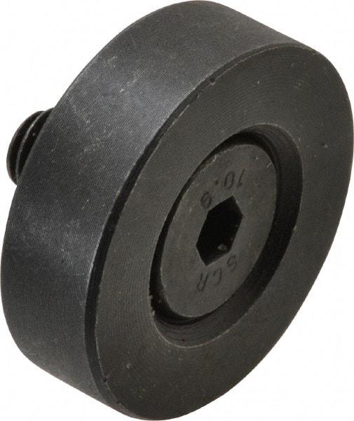 Gibraltar - 5/16-18 Thread, 1-1/4" OD, 3/8" High, Flat Foot - Steel & Lead Alloy - Americas Industrial Supply