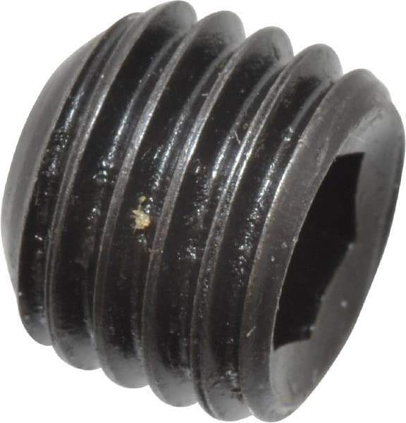 Holo-Krome - 5/16-24 UNF, 1/4" OAL, Cup Point Set Screw - Grade 8 Alloy Steel, 5/32" Key - Americas Industrial Supply