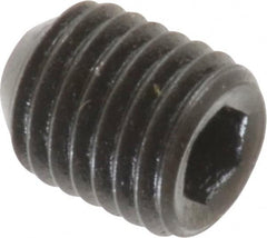Holo-Krome - 5/16-24 UNF, 3/8" OAL, Cup Point Set Screw - Grade 8 Alloy Steel, 5/32" Key - Americas Industrial Supply