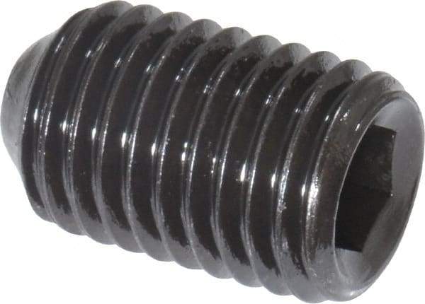 Holo-Krome - 5/16-24 UNF, 1/2" OAL, Cup Point Set Screw - Grade 8 Alloy Steel, 5/32" Key - Americas Industrial Supply