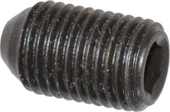 Holo-Krome - 3/8-24 UNF, 5/8" OAL, Cup Point Set Screw - Grade 8 Alloy Steel, 3/16" Key - Americas Industrial Supply
