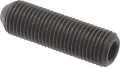 Holo-Krome - 3/8-24 UNF, 1-1/4" OAL, Cup Point Set Screw - Grade 8 Alloy Steel, 3/16" Key - Americas Industrial Supply