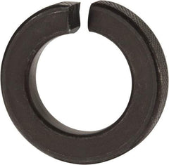 Value Collection - 1-1/4", 1.254" ID, 0.384" Thick Split Lock Washer - Grade 8 Spring Steel, Uncoated, 1.254" Min ID, 1.28" Max ID, 2.104" Max OD - Americas Industrial Supply