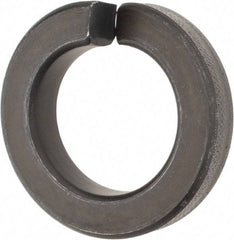 Value Collection - 1-3/8", 1.379" ID, 0.422" Thick Split Lock Washer - Grade 8 Spring Steel, Uncoated, 1.379" Min ID, 1.408" Max ID, 2.301" Max OD - Americas Industrial Supply