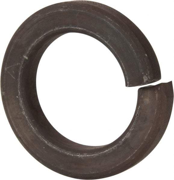Value Collection - 2", 2.008" ID, 0.496" Thick Split Lock Washer - Grade 8 Spring Steel, Uncoated, 2.008" Min ID, 2.039" Max ID, 3.144" Max OD - Americas Industrial Supply