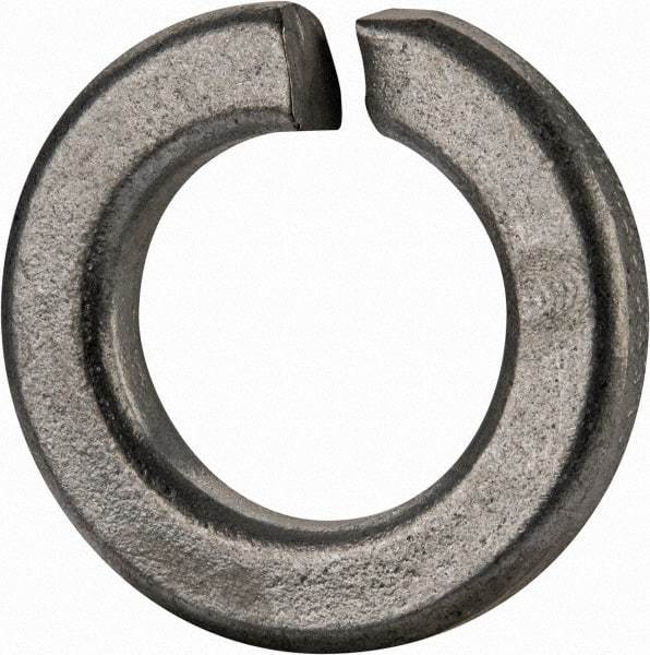 Value Collection - 5/8", 0.628" ID, 0.188" Thick Split Lock Washer - Grade 2 Spring Steel, Zinc-Plated Finish, 0.628" Min ID, 0.641" Max ID, 1.087" Max OD - Americas Industrial Supply