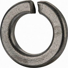 Value Collection - 5/8", 0.628" ID, 0.188" Thick Split Lock Washer - Grade 2 Spring Steel, Zinc-Plated Finish, 0.628" Min ID, 0.641" Max ID, 1.087" Max OD - Americas Industrial Supply