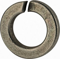 Value Collection - 7/8", 0.878" ID, 0.266" Thick Split Lock Washer - Grade 2 Spring Steel, Zinc-Plated Finish, 0.878" Min ID, 0.894" Max ID, 1.489" Max OD - Americas Industrial Supply