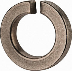Value Collection - 1", 1.003" ID, 0.306" Thick Split Lock Washer - Grade 2 Spring Steel, Zinc-Plated Finish, 1.003" Min ID, 1.024" Max ID, 1.705" Max OD - Americas Industrial Supply