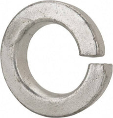 Value Collection - 1-1/4", 1.254" ID, 0.384" Thick Split Lock Washer - Grade 8 Spring Steel, Zinc-Plated Finish, 1.254" Min ID, 1.28" Max ID, 2.104" Max OD - Americas Industrial Supply