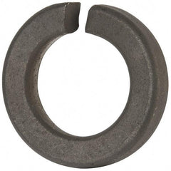 Value Collection - 1-3/8", 1.379" ID, 0.422" Thick Split Lock Washer - Grade 8 Spring Steel, Zinc-Plated Finish, 1.379" Min ID, 1.408" Max ID, 2.301" Max OD - Americas Industrial Supply