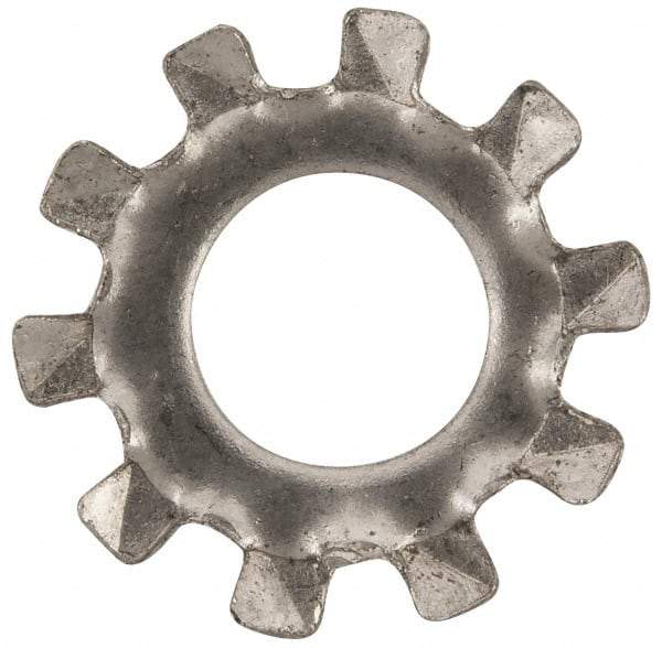 Value Collection - 5/16" Screw, 0.326" ID, Stainless Steel External Tooth Lock Washer - 0.601" OD, Uncoated, Grade 18-8 - Americas Industrial Supply