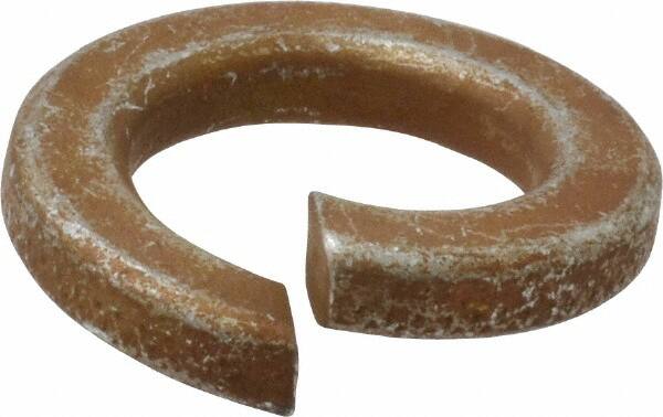 Value Collection - 3/4", 0.753" ID, 0.188" Thick Split Lock Washer - Grade 2 Spring Steel, Zinc Yellow Dichromate Finish, 0.753" Min ID, 0.766" Max ID, 1.265" Max OD - Americas Industrial Supply