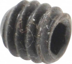 Holo-Krome - 1/4-20 UNC, 1/4" OAL, Cup Point Set Screw - Grade 8 Alloy Steel, 1/8" Key - Americas Industrial Supply