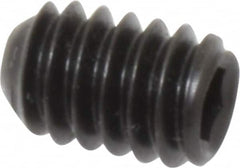 Holo-Krome - 1/4-20 UNC, 3/8" OAL, Cup Point Set Screw - Grade 8 Alloy Steel, 1/8" Key - Americas Industrial Supply
