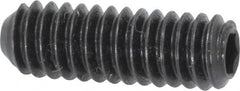 Holo-Krome - 1/4-20 UNC, 3/4" OAL, Cup Point Set Screw - Grade 8 Alloy Steel, 1/8" Key - Americas Industrial Supply