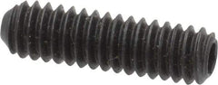 Holo-Krome - 1/4-20 UNC, 7/8" OAL, Cup Point Set Screw - Grade 8 Alloy Steel, 1/8" Key - Americas Industrial Supply