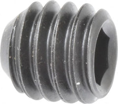 Holo-Krome - 5/16-18 UNC, 5/16" OAL, Cup Point Set Screw - Grade 8 Alloy Steel, 5/32" Key - Americas Industrial Supply