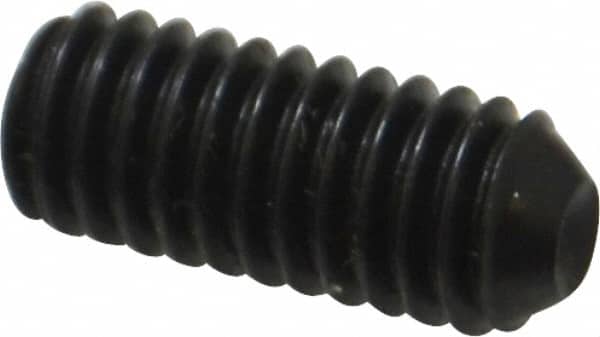 Holo-Krome - 5/16-18 UNC, 3/4" OAL, Cup Point Set Screw - Grade 8 Alloy Steel, 5/32" Key - Americas Industrial Supply