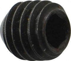 Holo-Krome - 3/8-16 UNC, 3/8" OAL, Cup Point Set Screw - Grade 8 Alloy Steel, 3/16" Key - Americas Industrial Supply