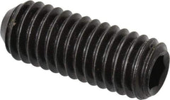 Holo-Krome - 3/8-16 UNC, 1" OAL, Cup Point Set Screw - Grade 8 Alloy Steel, 3/16" Key - Americas Industrial Supply