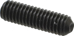 Holo-Krome - 3/8-16 UNC, 1-1/4" OAL, Cup Point Set Screw - Grade 8 Alloy Steel, 3/16" Key - Americas Industrial Supply