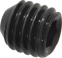 Holo-Krome - 1/2-13 UNC, 1/2" OAL, Cup Point Set Screw - Grade 8 Alloy Steel, 1/4" Key - Americas Industrial Supply