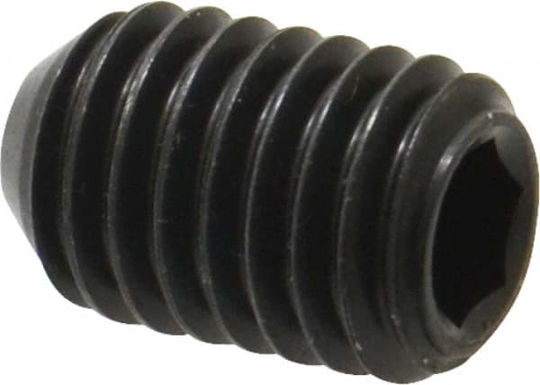 Holo-Krome - 1/2-13 UNC, 3/4" OAL, Cup Point Set Screw - Grade 8 Alloy Steel, 1/4" Key - Americas Industrial Supply